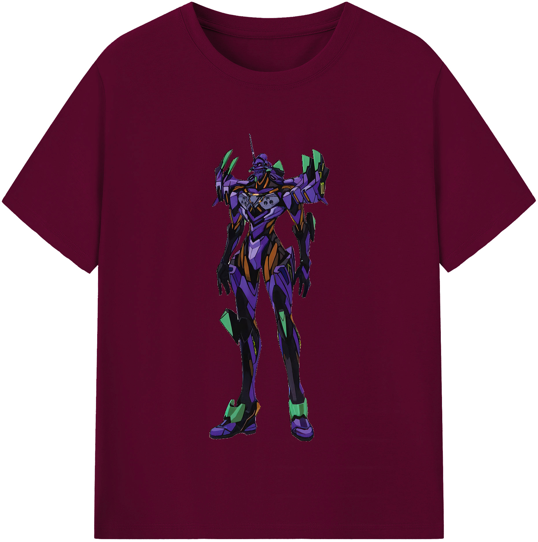 （画像用） EVA 新世紀エヴァンゲリオン レディースカジュアルプリントTシャツ（綿100％）
